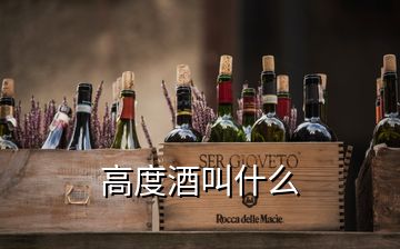 高度酒叫什么