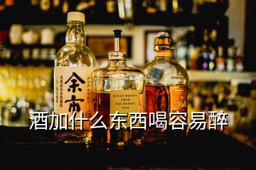 酒加什么東西喝容易醉