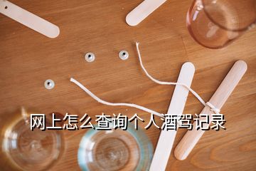 網(wǎng)上怎么查詢個(gè)人酒駕記錄