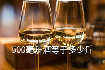 500毫升酒等于多少斤