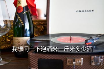 我想問(wèn)一下泡酒米一斤米多少酒