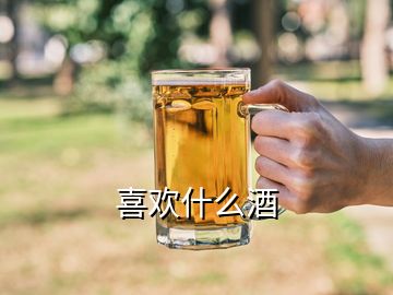 喜歡什么酒