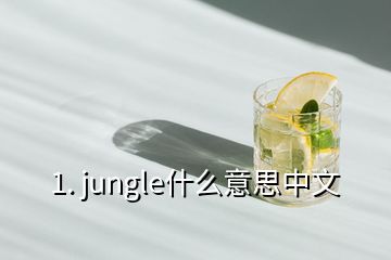 1. jungle什么意思中文