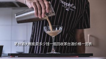 茅臺酒大概能賣多少錢一瓶回收茅臺酒價格一覽表