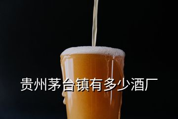 貴州茅臺鎮(zhèn)有多少酒廠