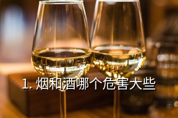 1. 煙和酒哪個危害大些