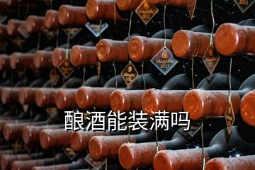 釀酒能裝滿(mǎn)嗎