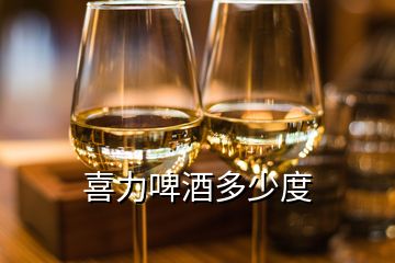 喜力啤酒多少度