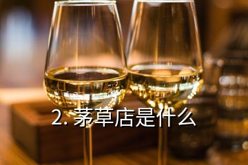 2. 茅草店是什么