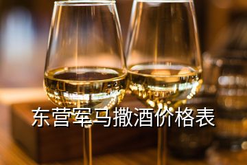 東營軍馬撒酒價格表