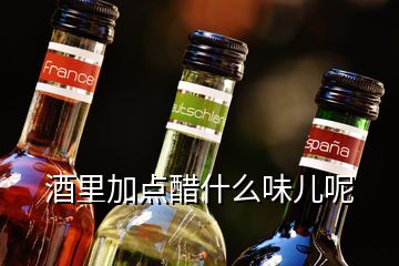 酒里加點(diǎn)醋什么味兒呢