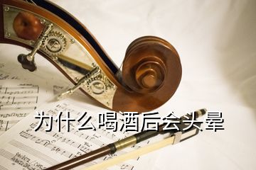 為什么喝酒后會頭暈