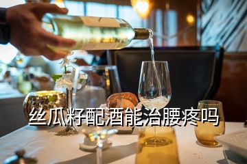 絲瓜籽配酒能治腰疼嗎