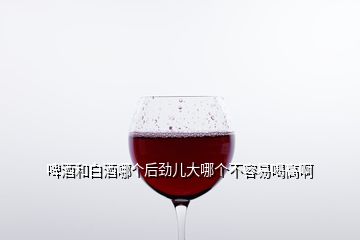 啤酒和白酒哪個后勁兒大哪個不容易喝高啊