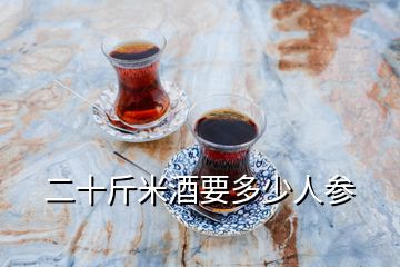 二十斤米酒要多少人參