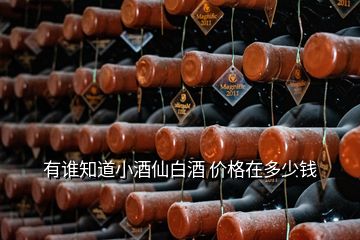 有誰(shuí)知道小酒仙白酒 價(jià)格在多少錢(qián)