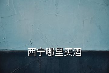 西寧哪里買(mǎi)酒