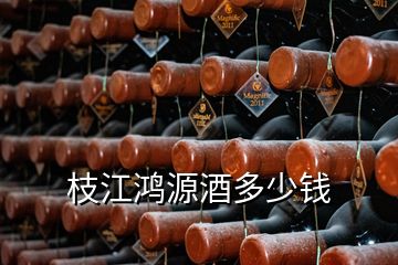 枝江鴻源酒多少錢