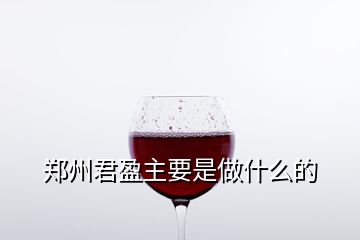 鄭州君盈主要是做什么的