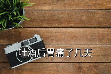 吐酒后胃痛了幾天