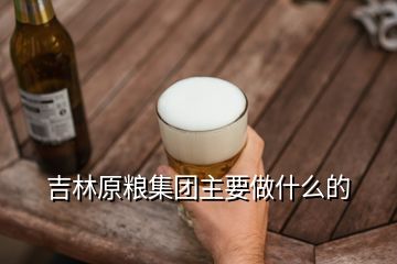 吉林原糧集團主要做什么的