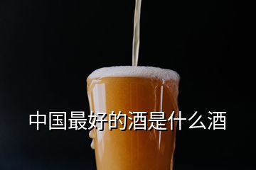 中國最好的酒是什么酒