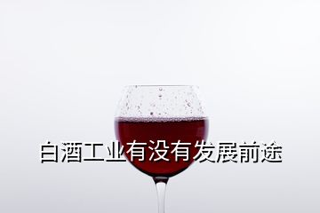 白酒工業(yè)有沒(méi)有發(fā)展前途