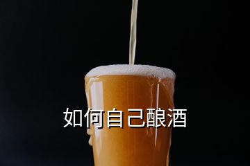 如何自己釀酒