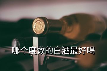 哪個度數(shù)的白酒最好喝