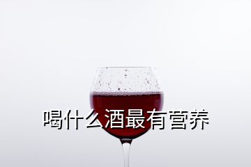 喝什么酒最有營(yíng)養(yǎng)