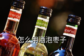 怎么用酒泡棗子