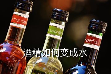 酒精如何變成水