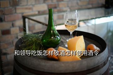 和領(lǐng)導(dǎo)吃飯怎樣敬酒怎樣使用酒令