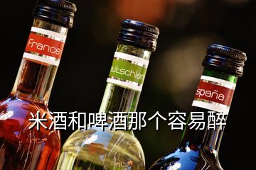 米酒和啤酒那個容易醉