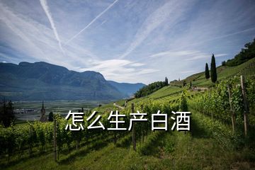 怎么生產(chǎn)白酒