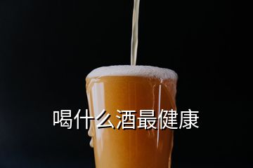 喝什么酒最健康