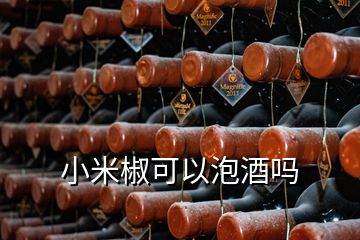 小米椒可以泡酒嗎