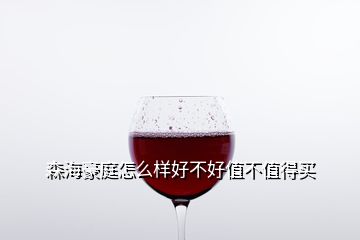 森海豪庭怎么樣好不好值不值得買