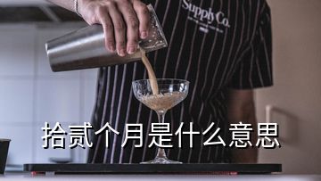 拾貳個月是什么意思