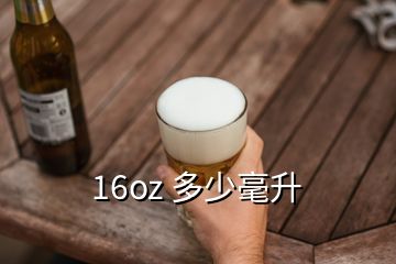 16oz 多少毫升