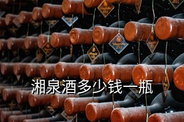 湘泉酒多少錢(qián)一瓶