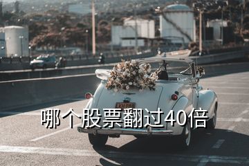 哪個(gè)股票翻過40倍