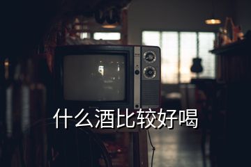 什么酒比較好喝