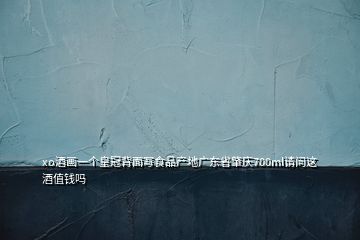 xo酒畫一個(gè)皇冠背面寫食品產(chǎn)地廣東省肇慶700ml請(qǐng)問(wèn)這酒值錢嗎