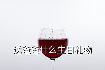 送爸爸什么生日禮物