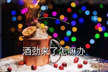 酒勁來(lái)了怎嘛辦