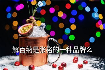 解百納是張?jiān)５囊环N品牌么