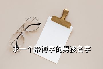 求一個帶博字的男孩名字