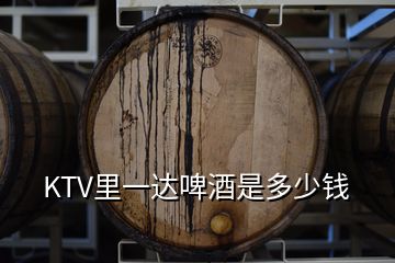 KTV里一達(dá)啤酒是多少錢