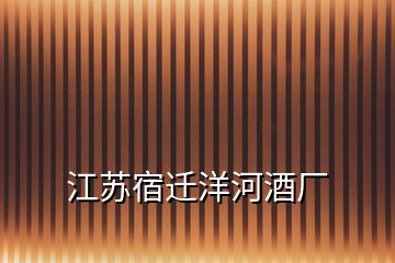 江蘇宿遷洋河酒廠